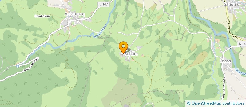 localisation de l'entreprise MADAME MIREILLE BOUILLON  ALCAY-ALCABEHETY-SUNHARETTE