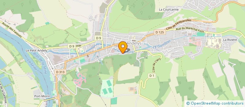 localisation de l'entreprise MADAME MIREILLE BOULIER à LES ANDELYS
