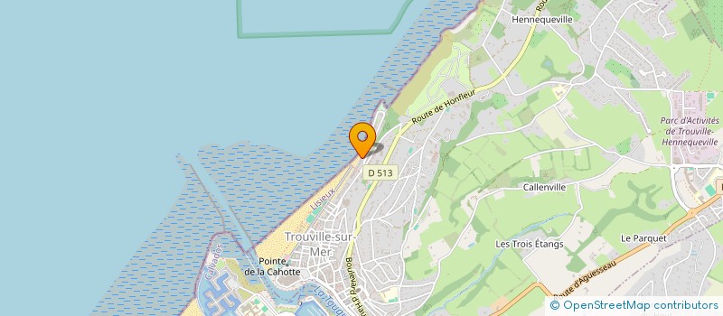 localisation de l'entreprise MADAME MIREILLE BOULLAY  TROUVILLE-SUR-MER