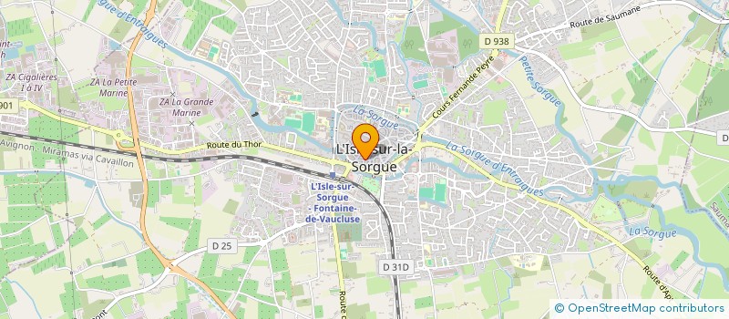 localisation de l'entreprise MADAME MIREILLE BOUNIAS à L ISLE SUR LA SORGUE
