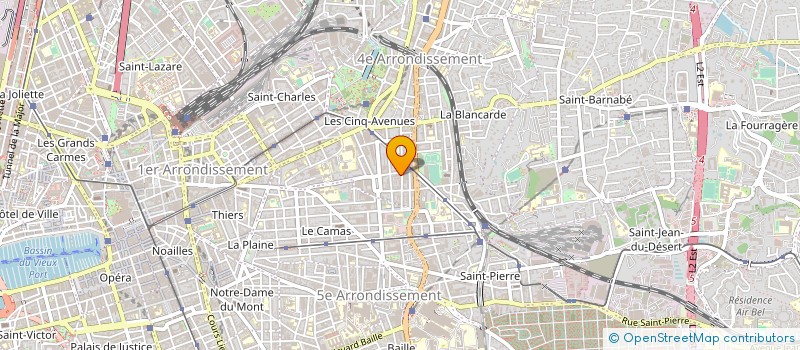 localisation de l'entreprise MADAME MIREILLE BOURBON à MARSEILLE
