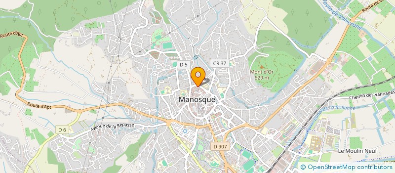 localisation de l'entreprise MADAME MIREILLE BOURRILLON à MANOSQUE