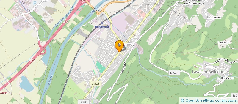 localisation de l'entreprise MADAME MIREILLE BOUTIN  VILLARD-BONNOT