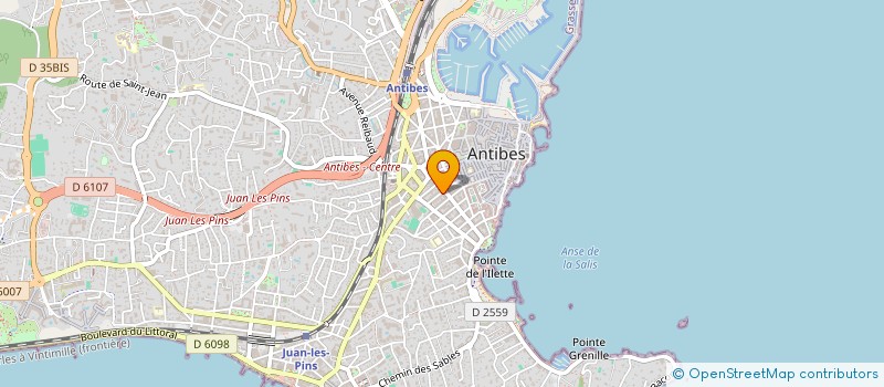 localisation de l'entreprise MADAME MIREILLE BRET à ANTIBES