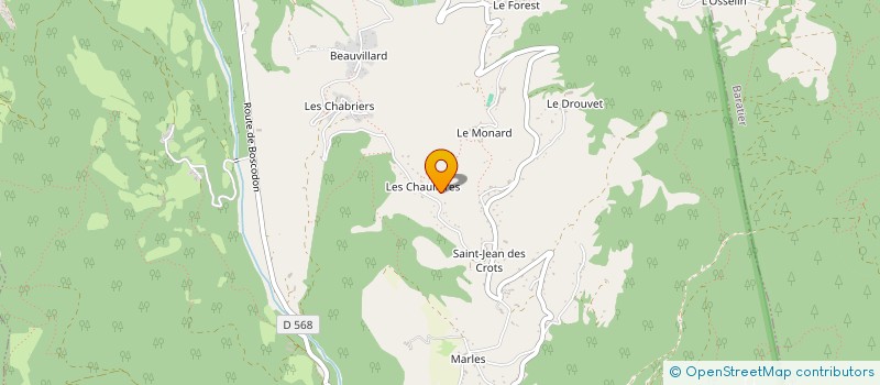 localisation de l'entreprise MADAME MIREILLE BRUISET  CROTS