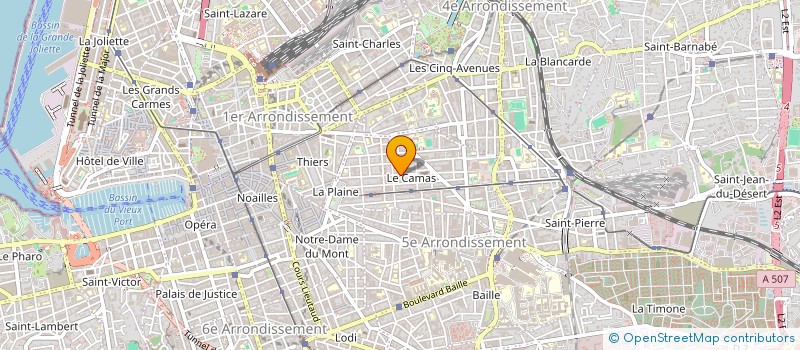localisation de l'entreprise MADAME MIREILLE BRUN à MARSEILLE