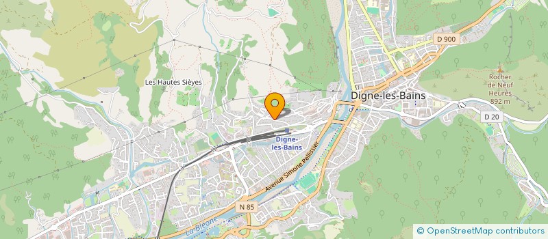 localisation de l'entreprise MADAME MIREILLE BRUN à DIGNE-LES-BAINS