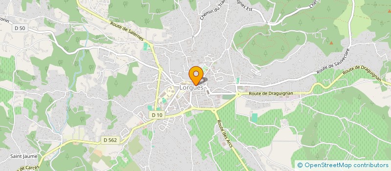 localisation de l'entreprise MADAME MIREILLE BRUN  LORGUES