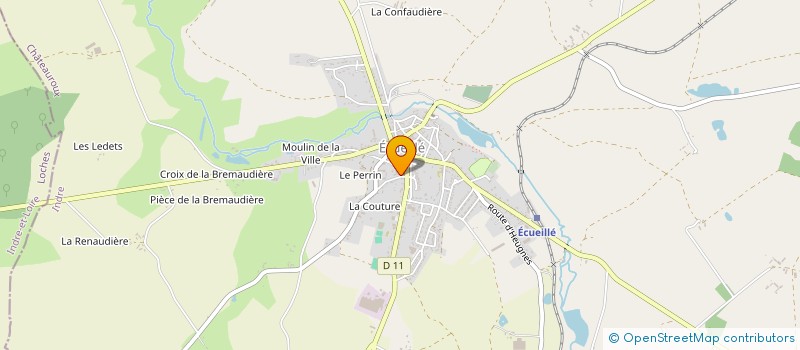localisation de l'entreprise MADAME MIREILLE BUCHET à ECUEILLE