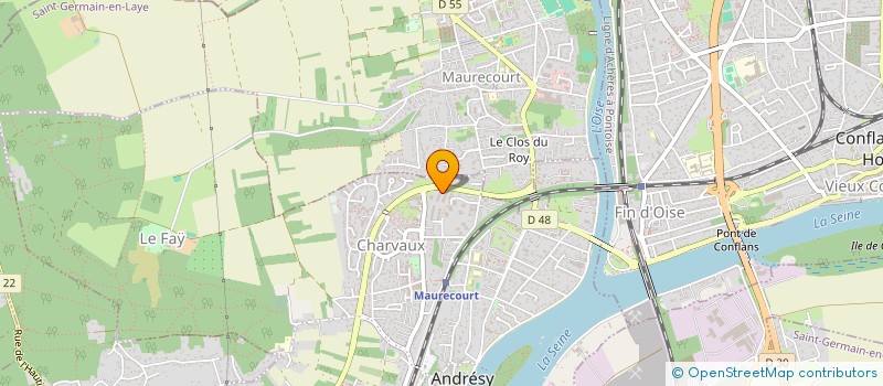 localisation de l'entreprise MADAME MIREILLE CARDOZO NGONDE  ANDRESY