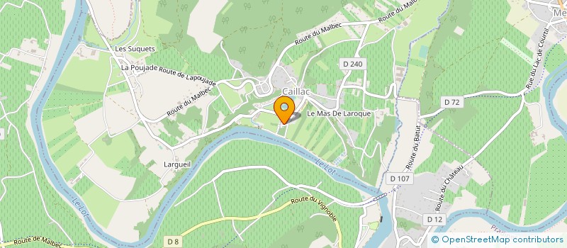 localisation de l'entreprise MADAME MIREILLE CARTERON à CAILLAC