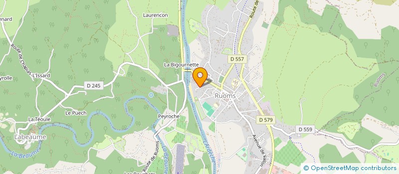 localisation de l'entreprise MADAME MIREILLE CASTAN  RUOMS