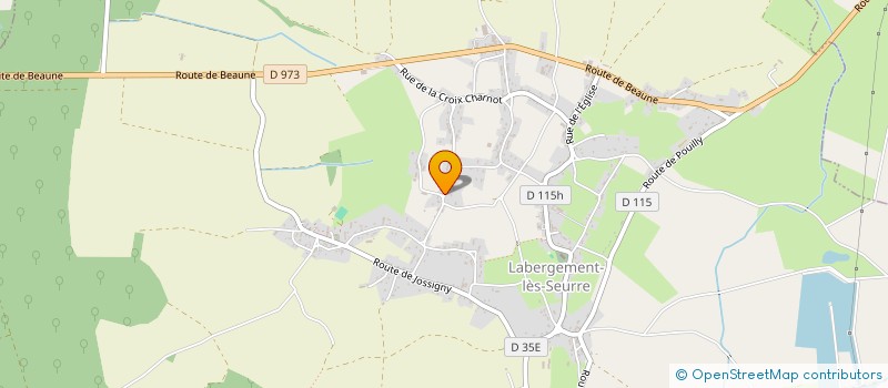 localisation de l'entreprise MADAME MIREILLE CAUVARD à LABERGEMENT-LES-SEURRE