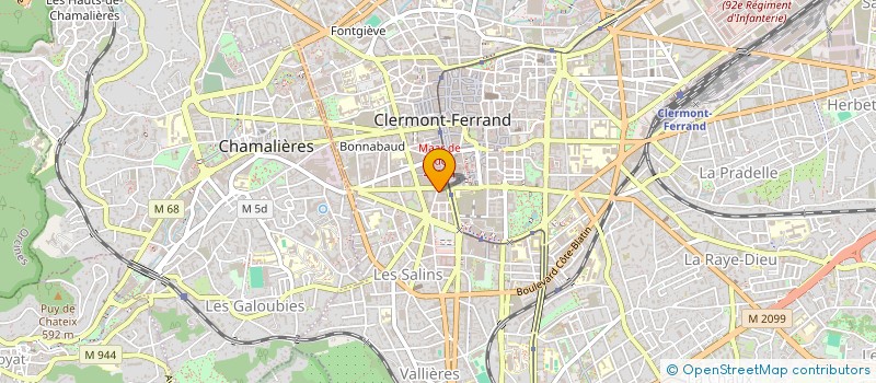 localisation de l'entreprise MADAME MIREILLE CEALIS  CLERMONT-FERRAND