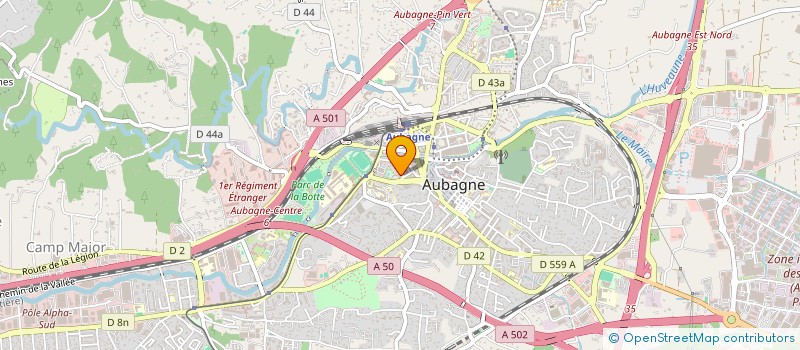 localisation de l'entreprise MADAME MIREILLE CHABAUD à AUBAGNE