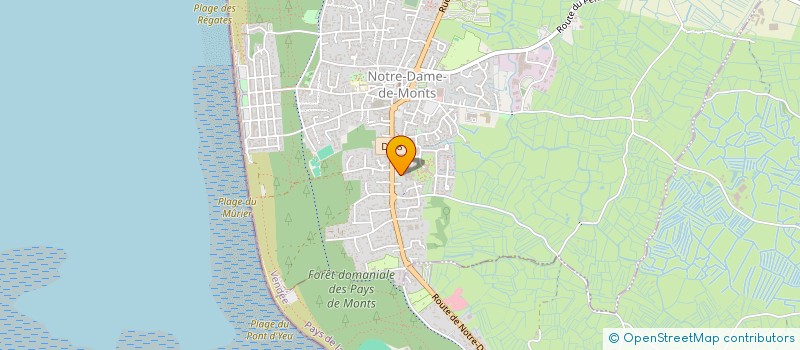 localisation de l'entreprise MADAME MIREILLE CHAILLOU  NOTRE-DAME-DE-MONTS