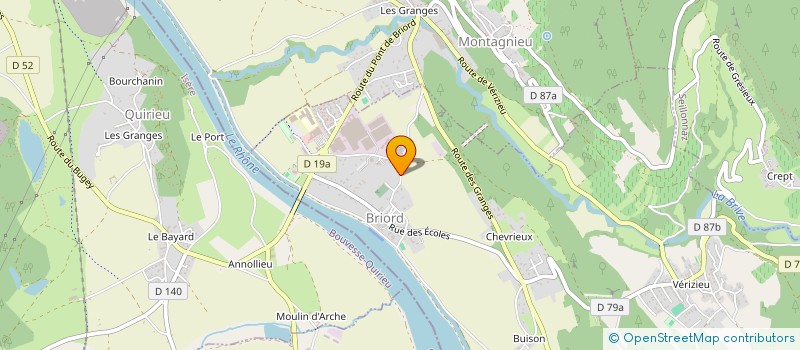 localisation de l'entreprise MADAME MIREILLE CHALEYSSIN à BRIORD