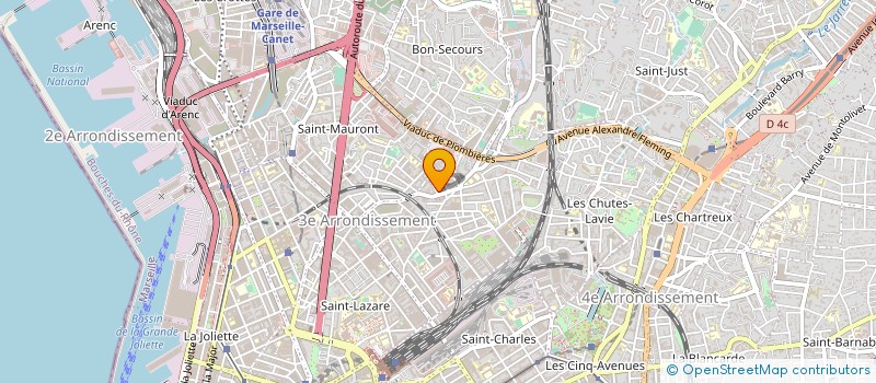 localisation de l'entreprise MADAME MIREILLE CHATOUN à MARSEILLE