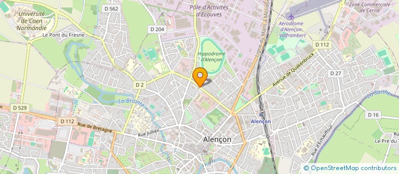 localisation de l'entreprise MADAME MIREILLE CHERADAME à ALENCON