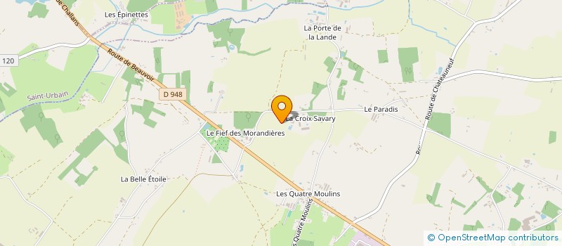 localisation de l'entreprise MADAME MIREILLE CHEVRIER à SOULLANS