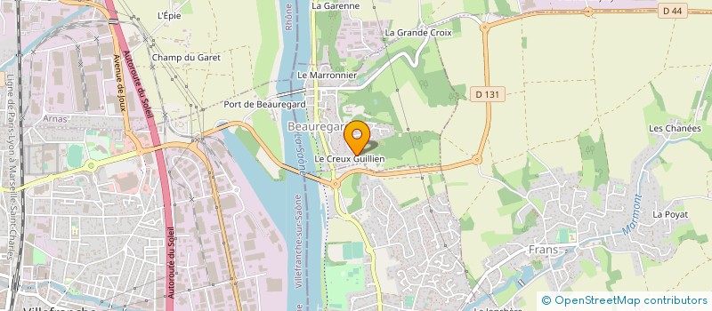 localisation de l'entreprise MADAME MIREILLE CHIEZE  BEAUREGARD