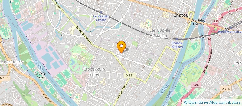 localisation de l'entreprise MADAME MIREILLE COHEN  CROISSY-SUR-SEINE