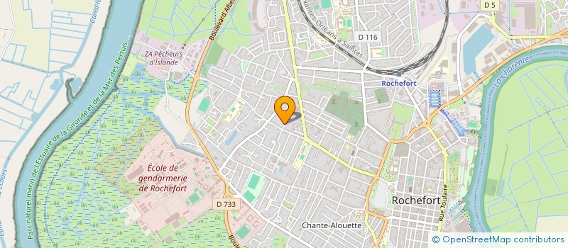 localisation de l'entreprise MADAME MIREILLE COLLET  ROCHEFORT