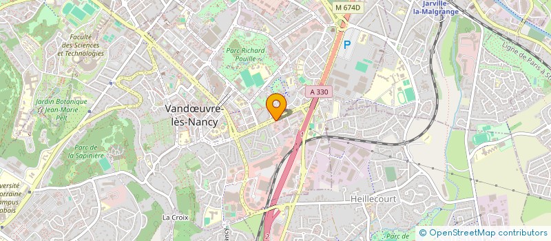 localisation de l'entreprise MADAME MIREILLE COLSON  VANDUVRE-LES-NANCY