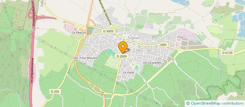 localisation de l'entreprise MADAME MIREILLE CONSTANS à SIGEAN