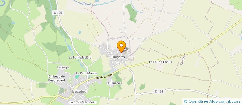 localisation de l'entreprise MADAME MIREILLE CORNU à BECELEUF