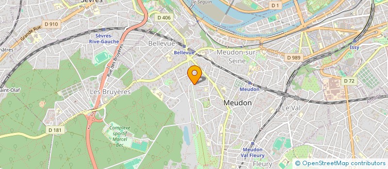 localisation de l'entreprise MADAME MIREILLE COUSIN  MEUDON