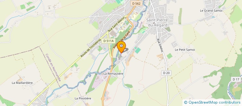 localisation de l'entreprise MADAME MIREILLE CRESTEY à SAINT-PIERRE-DU-REGARD