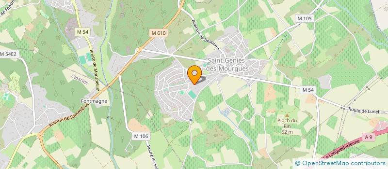 localisation de l'entreprise MADAME MIREILLE CURAN à SAINT-GENIES-DES-MOURGUES