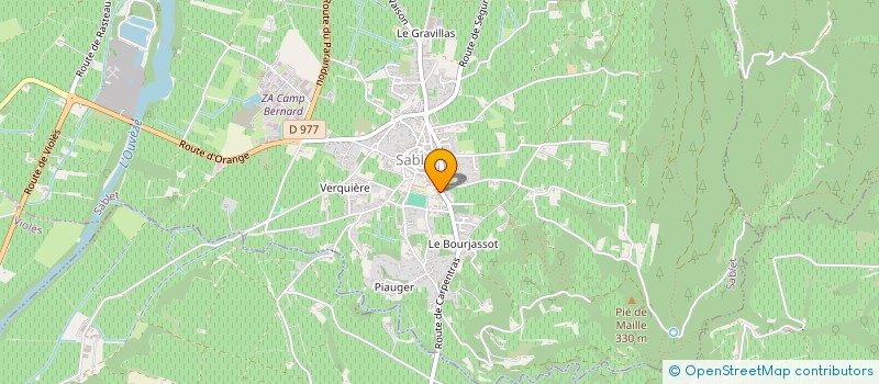 localisation de l'entreprise MADAME MIREILLE DAIRIAM  SABLET