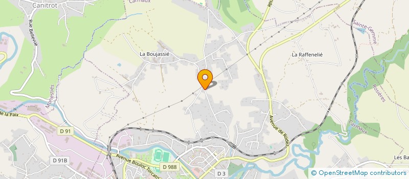 localisation de l'entreprise MADAME MIREILLE DANDREA  CARMAUX