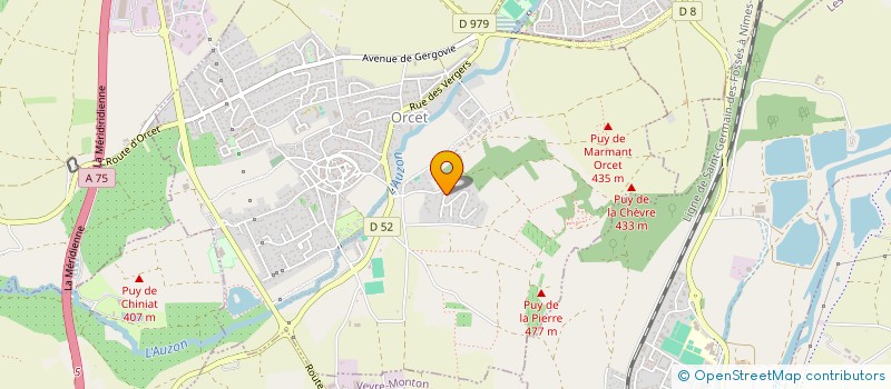 localisation de l'entreprise MADAME MIREILLE DANIS  ORCET