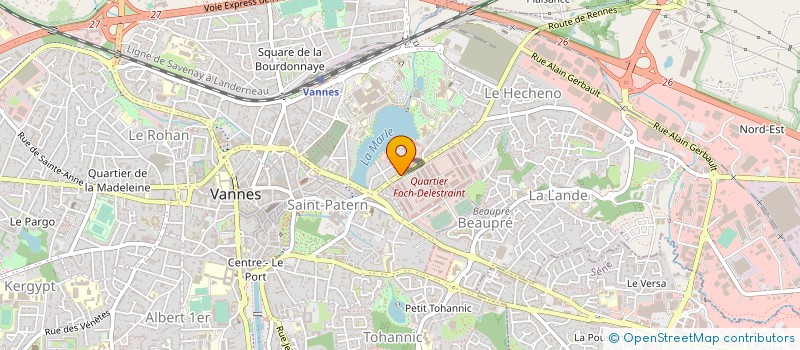 localisation de l'entreprise MADAME MIREILLE DAULY à VANNES