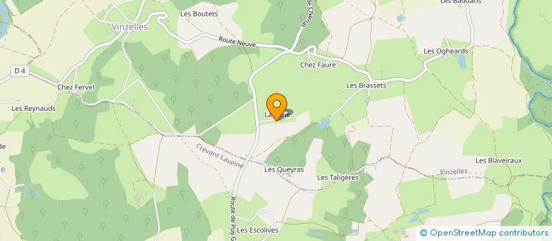 localisation de l'entreprise MADAME MIREILLE DAUPHANT  VINZELLES