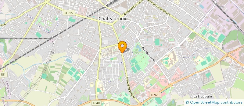 localisation de l'entreprise MADAME MIREILLE DAVAILLE à CHATEAUROUX
