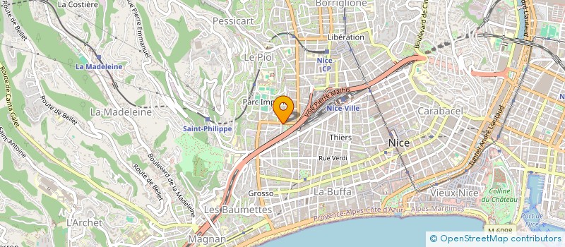 localisation de l'entreprise MADAME MIREILLE DE BRETTES  NICE