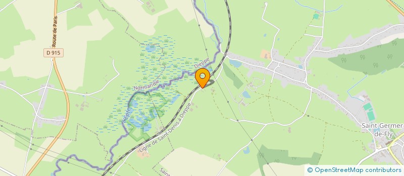 localisation de l'entreprise MADAME MIREILLE DE LEYN  SAINT-GERMER-DE-FLY