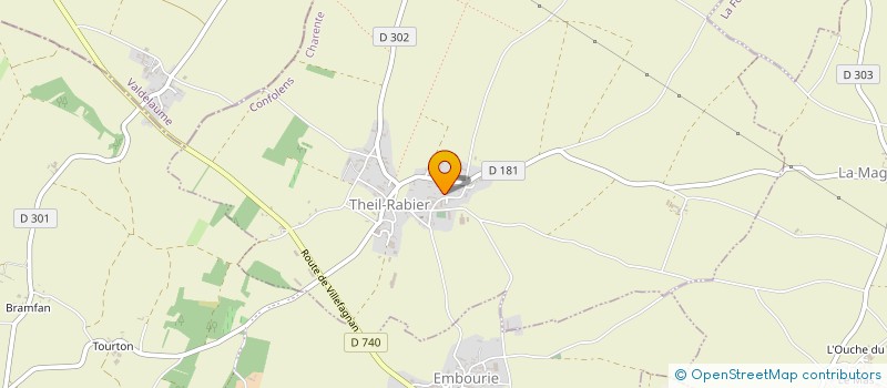 localisation de l'entreprise MADAME MIREILLE DE MOEN à THEIL-RABIER