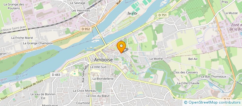 localisation de l'entreprise MADAME MIREILLE DECROCK  AMBOISE