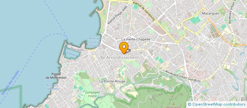localisation de l'entreprise MADAME MIREILLE DELMAS  MARSEILLE