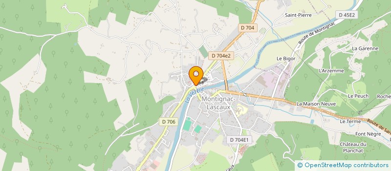 localisation de l'entreprise MADAME MIREILLE DELUBRIAC à MONTIGNAC-LASCAUX