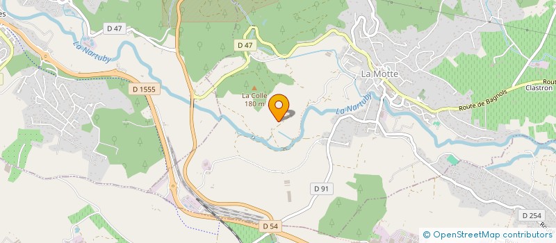 localisation de l'entreprise MADAME MIREILLE DENANS à LA MOTTE