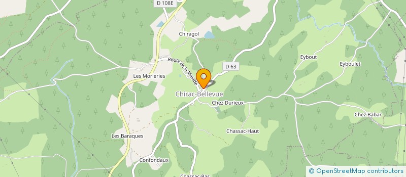 localisation de l'entreprise MADAME MIREILLE DEPALLE  NEUVIC