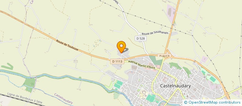 localisation de l'entreprise MADAME MIREILLE DESTANG à CASTELNAUDARY
