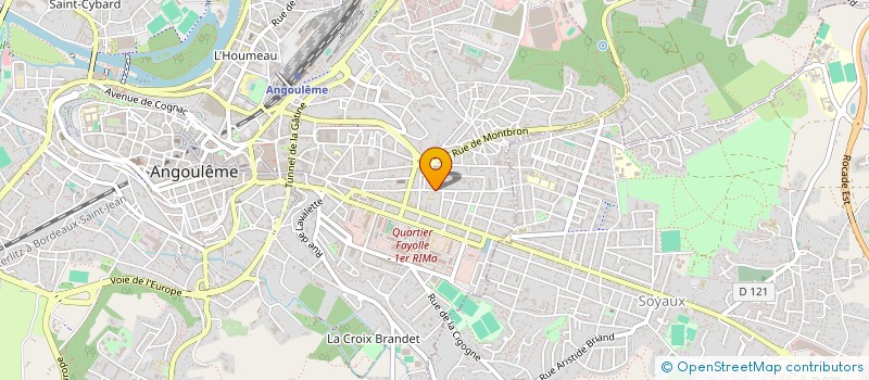 localisation de l'entreprise MADAME MIREILLE DORA à ANGOULEME