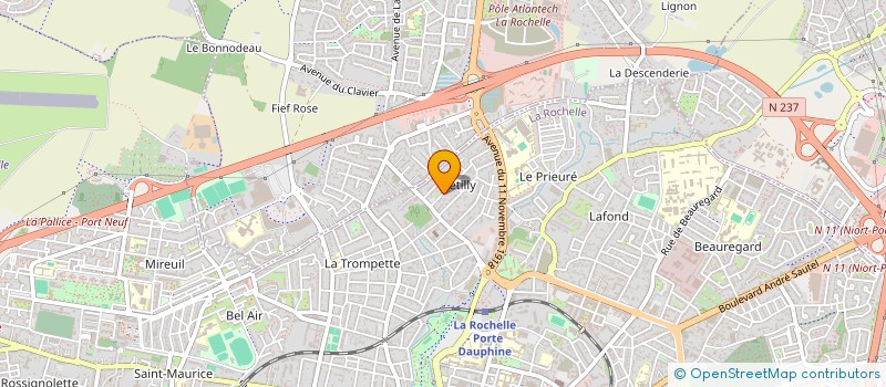 localisation de l'entreprise MADAME MIREILLE DRUET  LA ROCHELLE